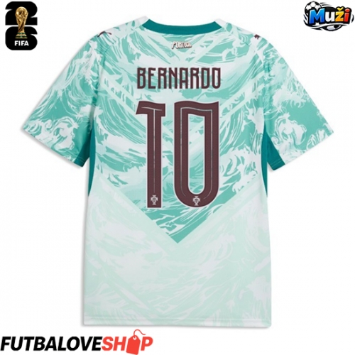 Dres Portugalsko Bernardo Silva #10 Preč MS 2026 Krátky Rukáv